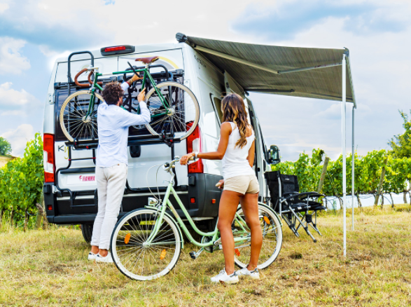 Fiamma Bike carriers for Mercedes Sprinter Van Conversions, Rv's and Motorhomes - Free Shipping